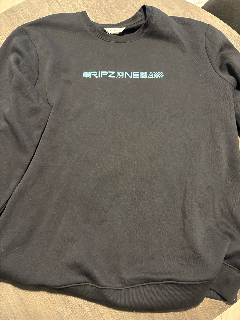 Men’s Black Ripzone Crewneck Sweatshirt